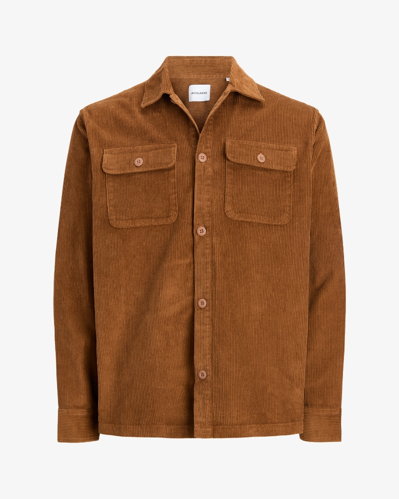 Jack Jones Regent Cord Overshirt Brun