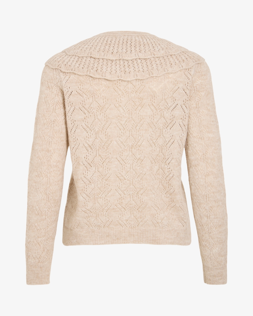 Vila Vibriony Cardigan Sand