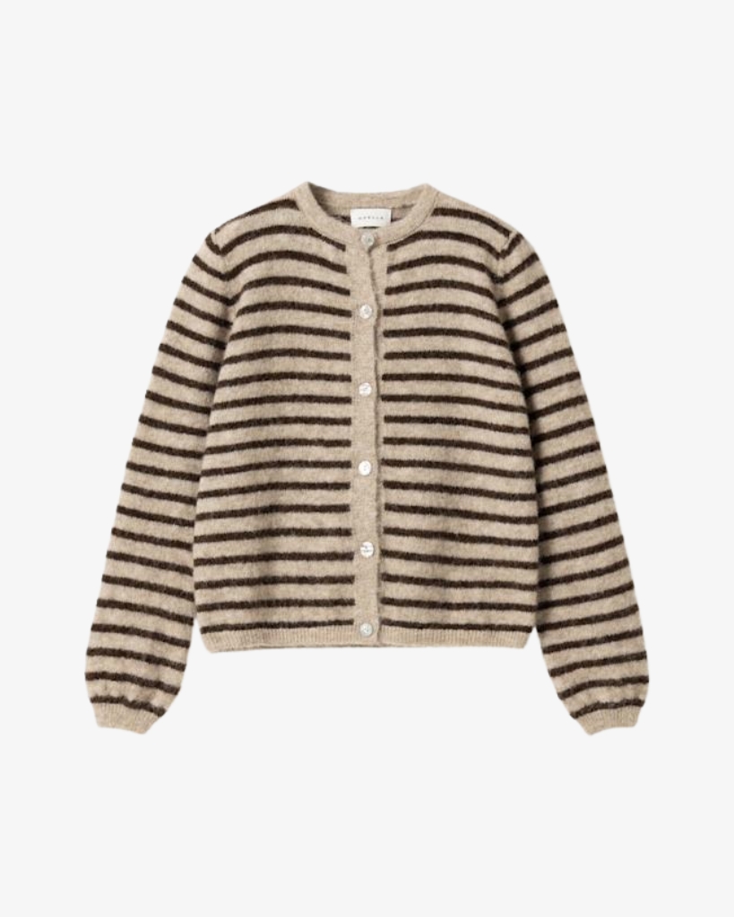 Noella n-Mertice Strik Cardigan Sand/Brun
